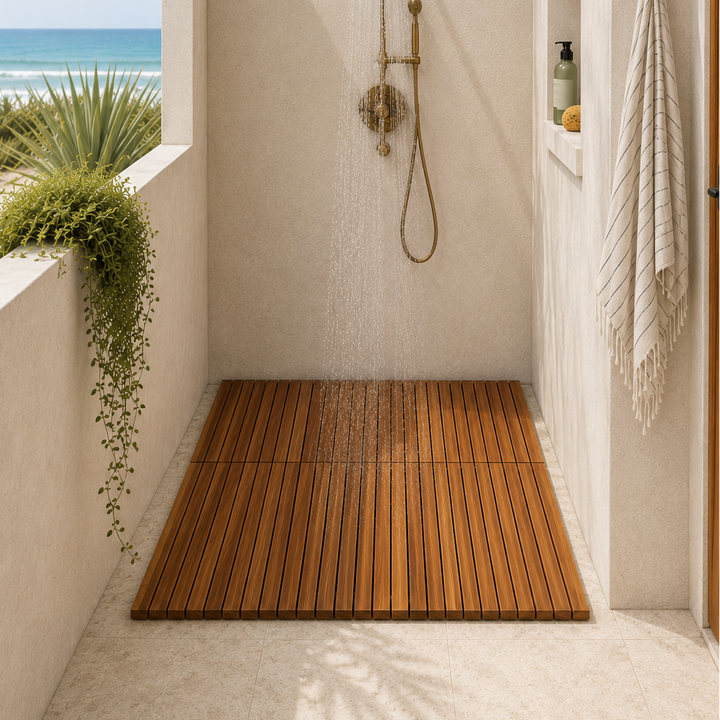 Teak flooring, additional view 3