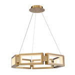 Modern Forms Mies LED chandelier, 5 inch tall x 24 inch wide
