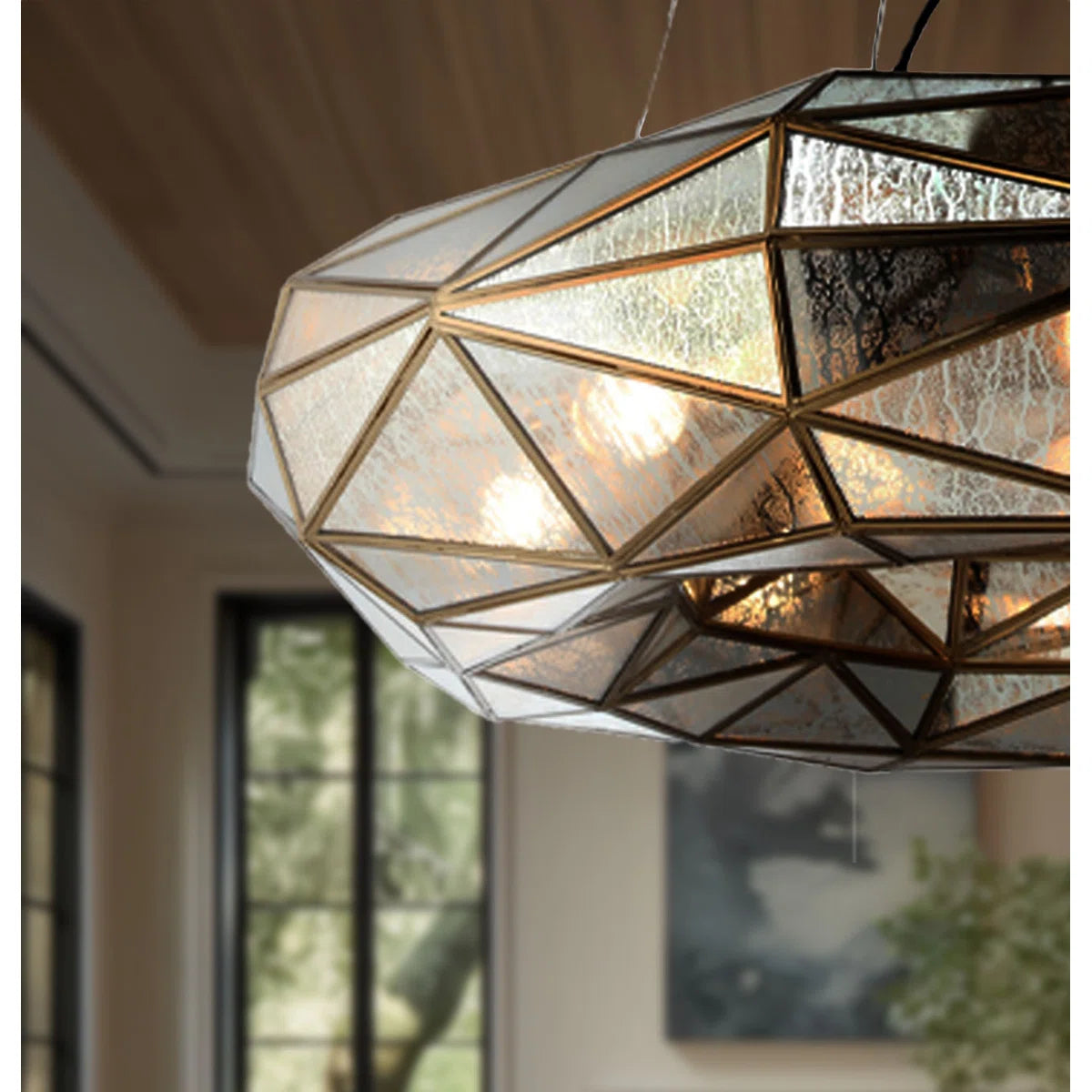 Metropolitan Geo-Gem - 8 light chandelier, additional view 2