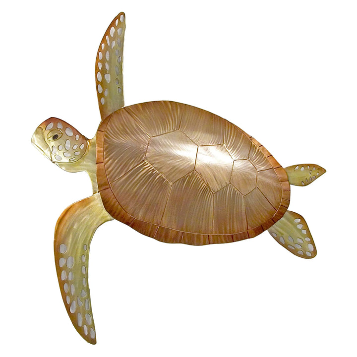 Sea turtle wall decor (stainless), additional view 2